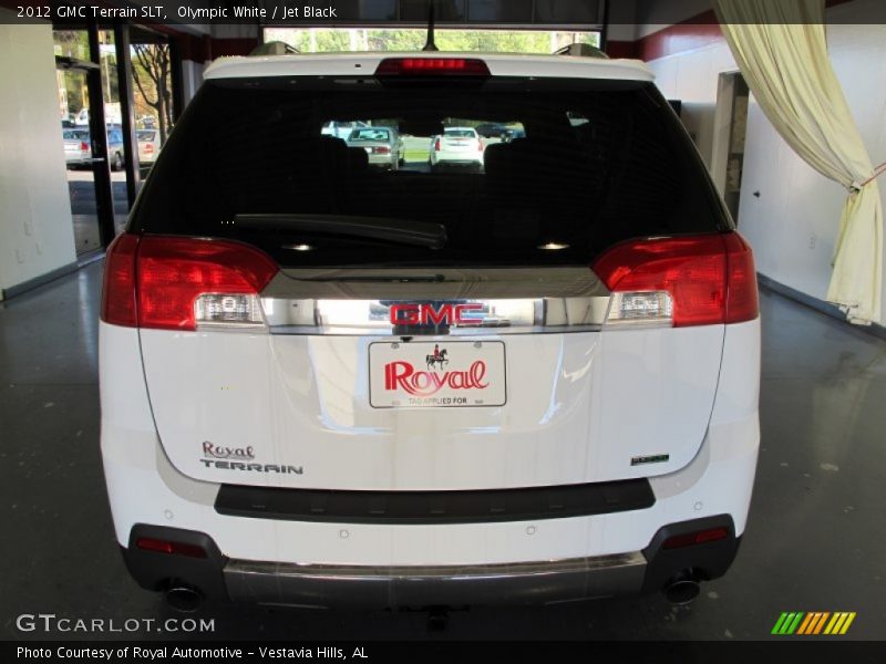 Olympic White / Jet Black 2012 GMC Terrain SLT