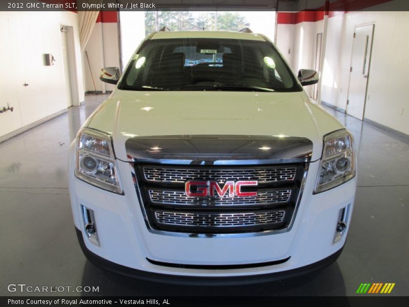 Olympic White / Jet Black 2012 GMC Terrain SLT