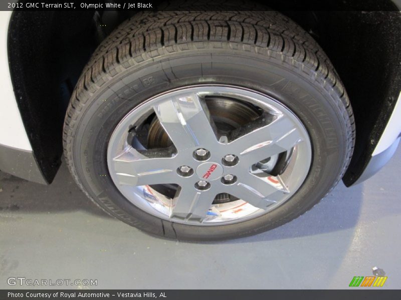 Olympic White / Jet Black 2012 GMC Terrain SLT