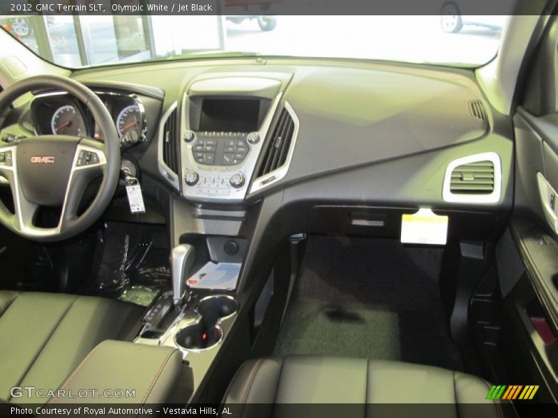 Olympic White / Jet Black 2012 GMC Terrain SLT