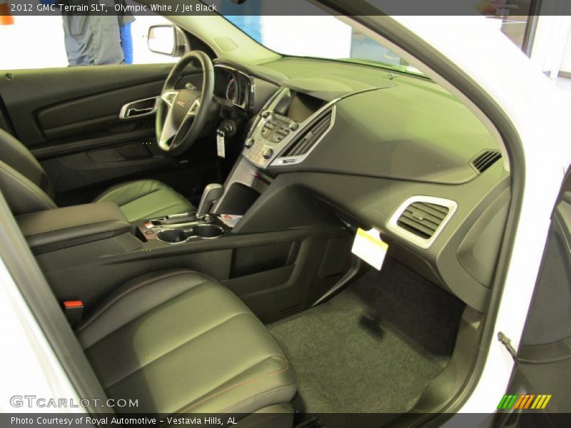 Olympic White / Jet Black 2012 GMC Terrain SLT