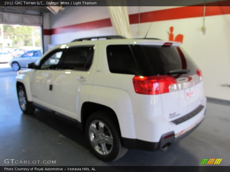 Olympic White / Light Titanium 2012 GMC Terrain SLT