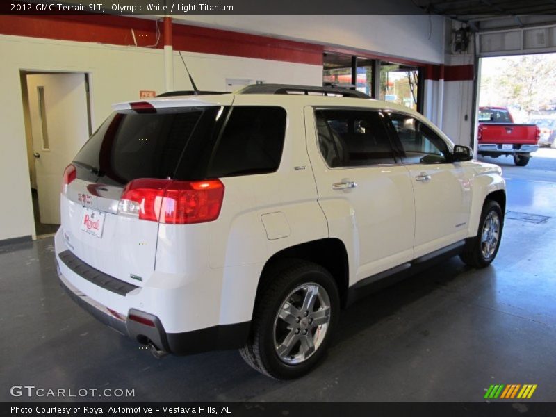 Olympic White / Light Titanium 2012 GMC Terrain SLT