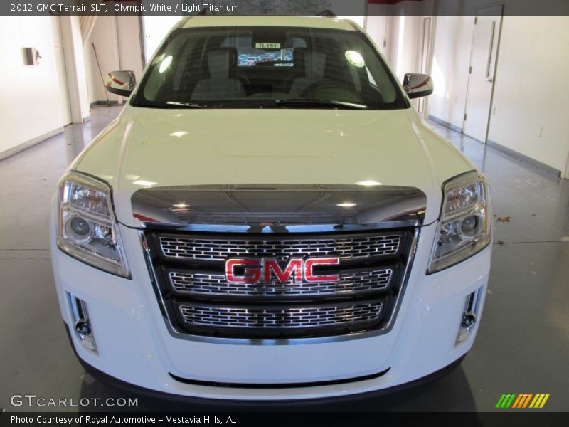 Olympic White / Light Titanium 2012 GMC Terrain SLT