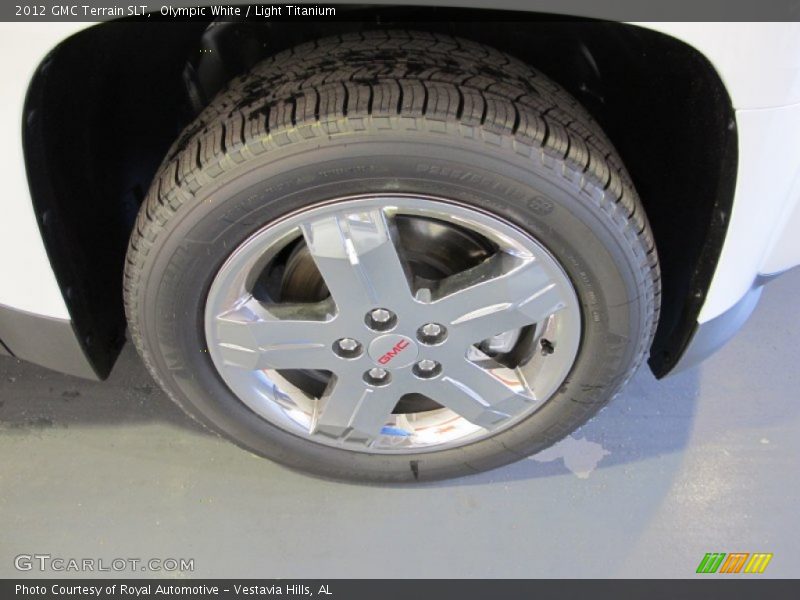 Olympic White / Light Titanium 2012 GMC Terrain SLT