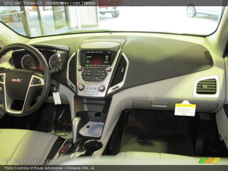 Olympic White / Light Titanium 2012 GMC Terrain SLT