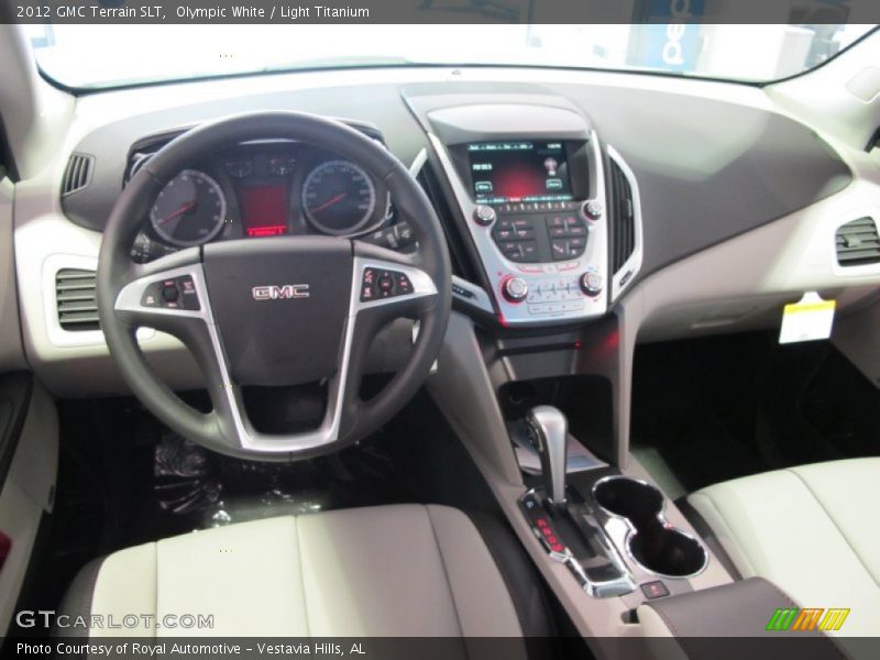 Olympic White / Light Titanium 2012 GMC Terrain SLT