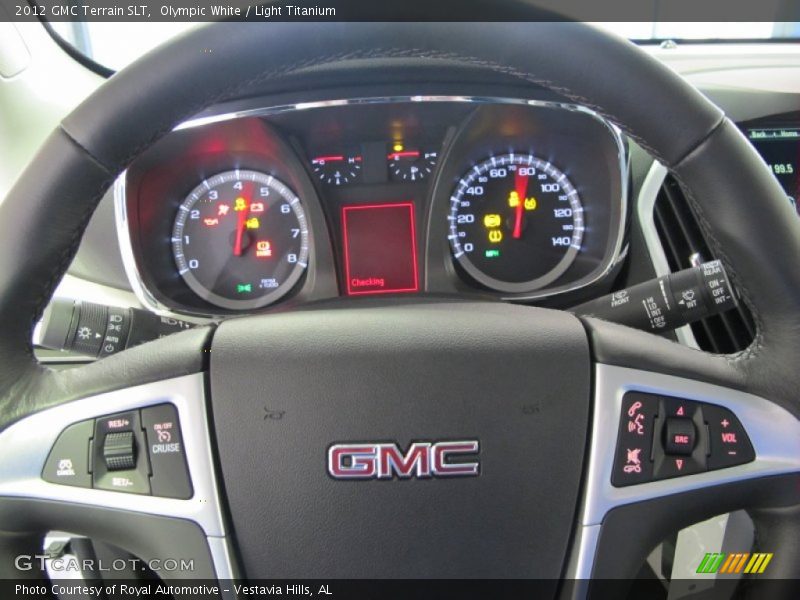 Olympic White / Light Titanium 2012 GMC Terrain SLT