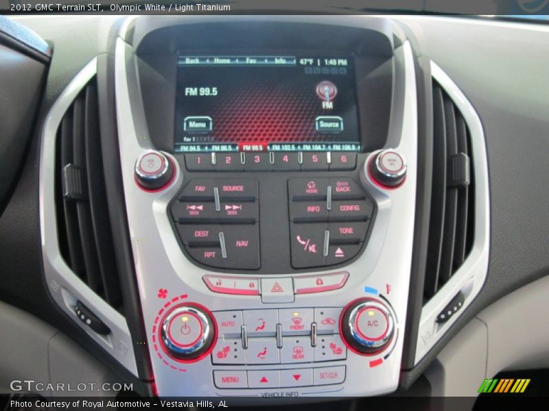 Olympic White / Light Titanium 2012 GMC Terrain SLT