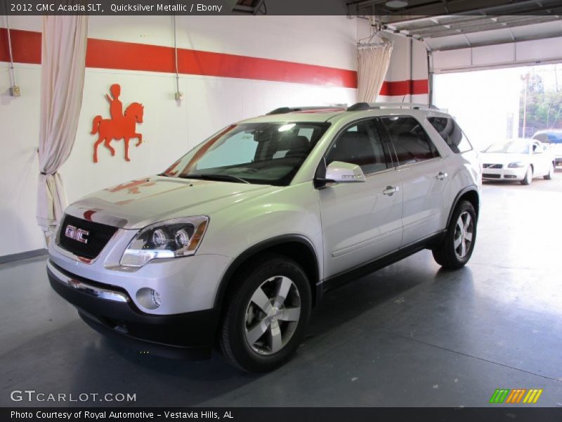 Quicksilver Metallic / Ebony 2012 GMC Acadia SLT