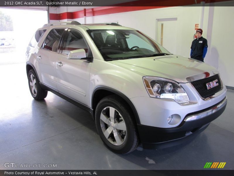 Quicksilver Metallic / Ebony 2012 GMC Acadia SLT