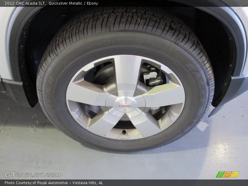 Quicksilver Metallic / Ebony 2012 GMC Acadia SLT