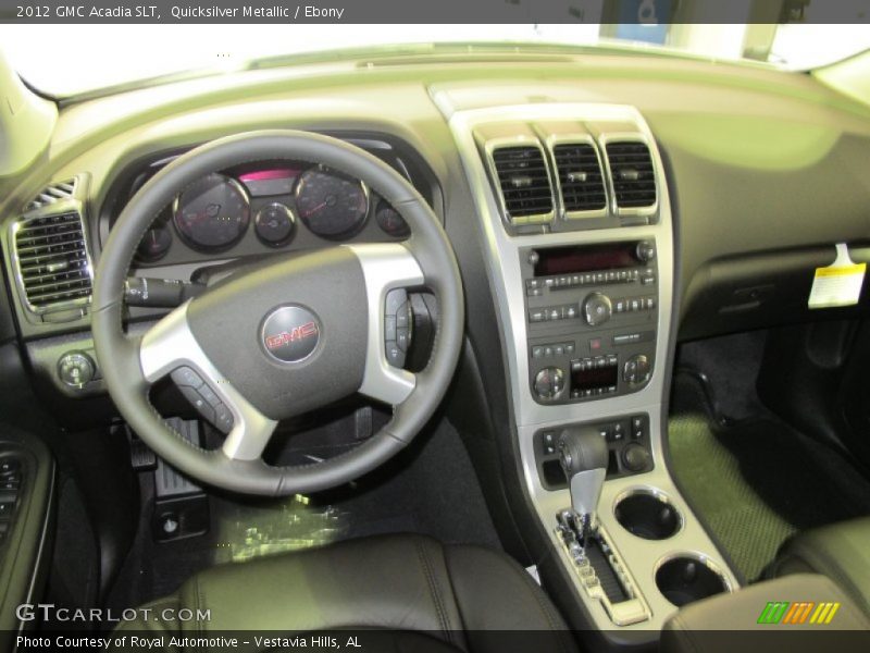 Quicksilver Metallic / Ebony 2012 GMC Acadia SLT