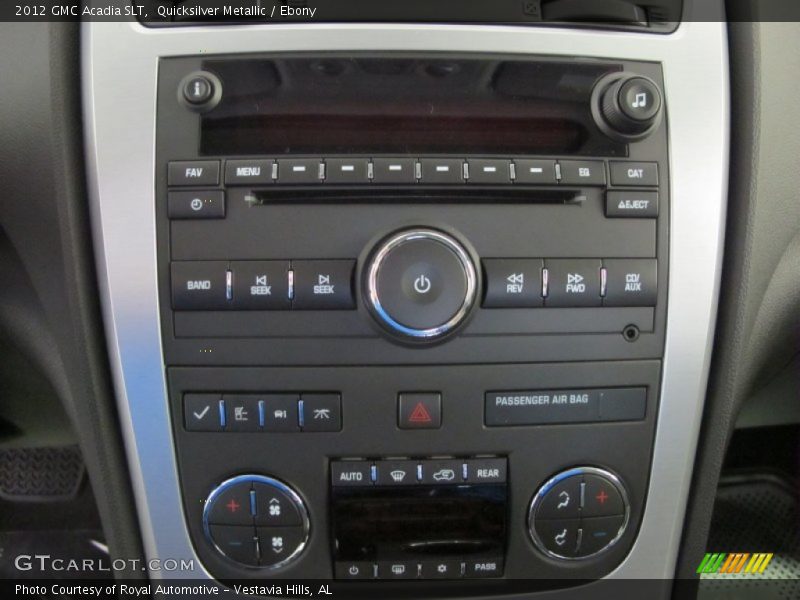 Quicksilver Metallic / Ebony 2012 GMC Acadia SLT