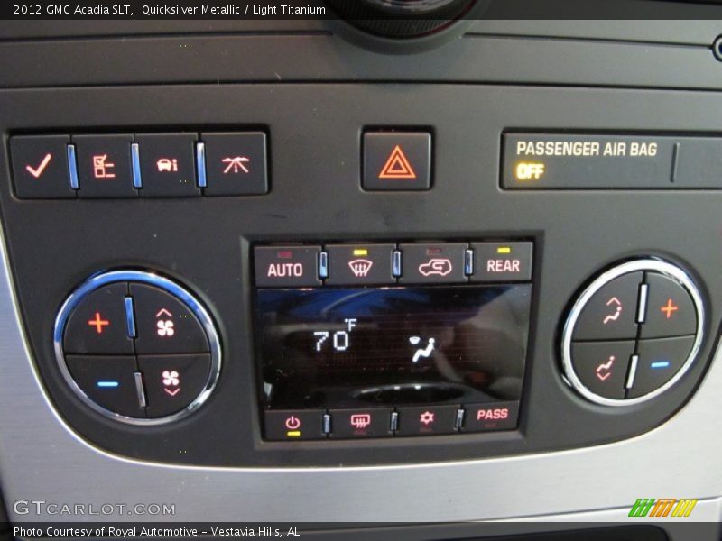 Quicksilver Metallic / Light Titanium 2012 GMC Acadia SLT