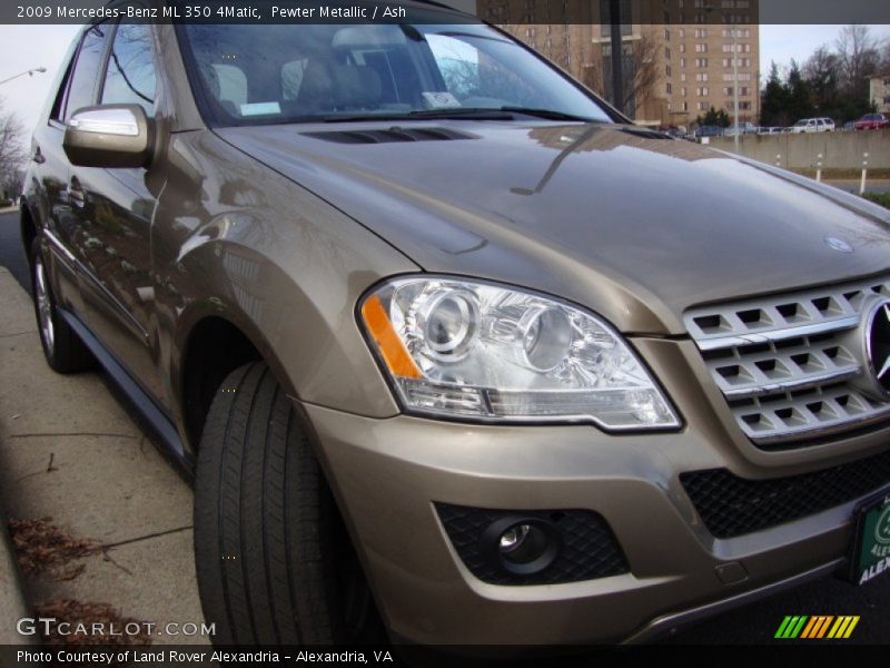 Pewter Metallic / Ash 2009 Mercedes-Benz ML 350 4Matic