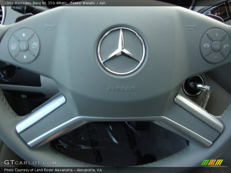 Pewter Metallic / Ash 2009 Mercedes-Benz ML 350 4Matic