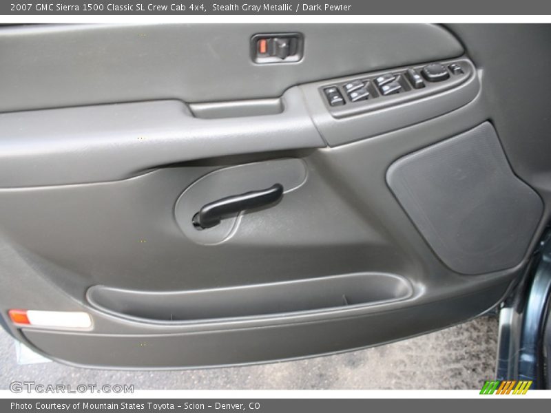 Stealth Gray Metallic / Dark Pewter 2007 GMC Sierra 1500 Classic SL Crew Cab 4x4