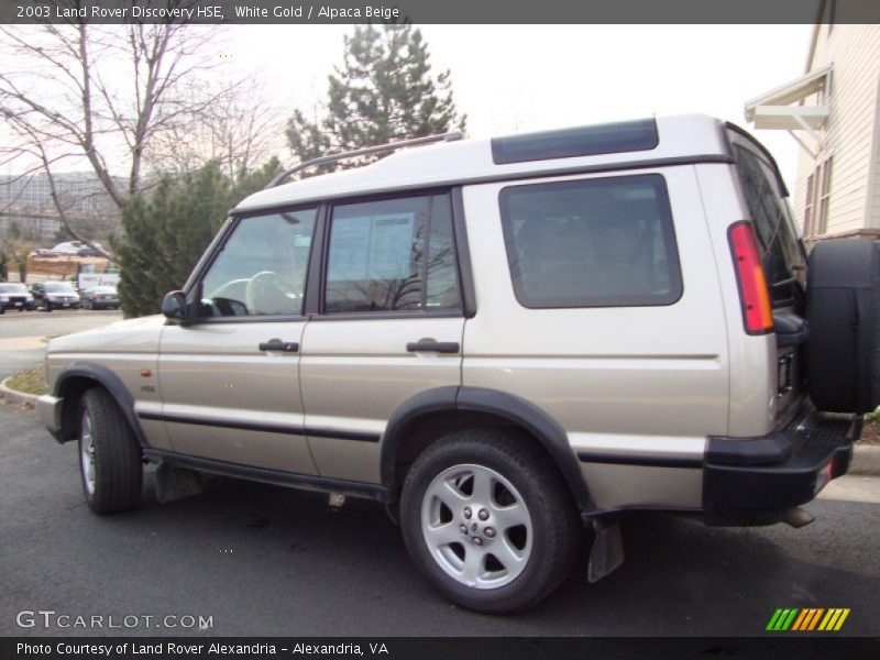 White Gold / Alpaca Beige 2003 Land Rover Discovery HSE