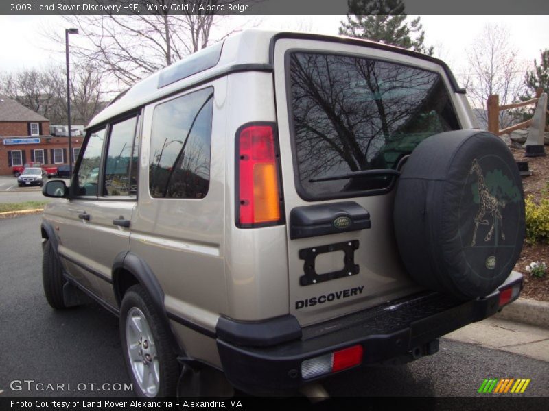 White Gold / Alpaca Beige 2003 Land Rover Discovery HSE