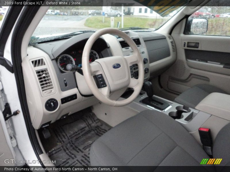 Oxford White / Stone 2009 Ford Escape XLT