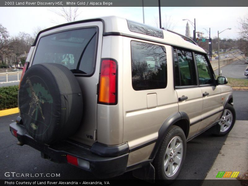 White Gold / Alpaca Beige 2003 Land Rover Discovery HSE