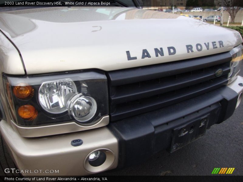 White Gold / Alpaca Beige 2003 Land Rover Discovery HSE