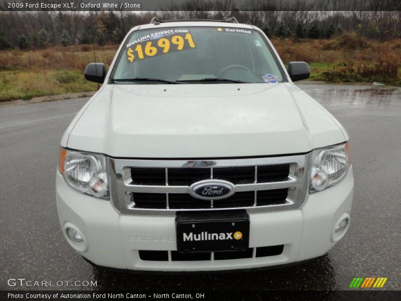 Oxford White / Stone 2009 Ford Escape XLT