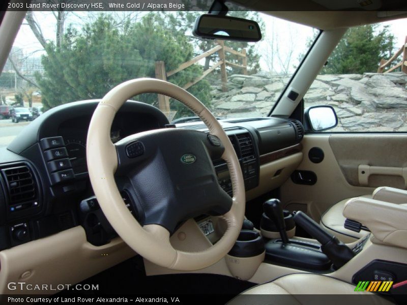 White Gold / Alpaca Beige 2003 Land Rover Discovery HSE