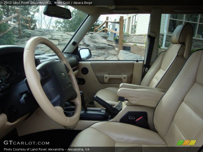 White Gold / Alpaca Beige 2003 Land Rover Discovery HSE