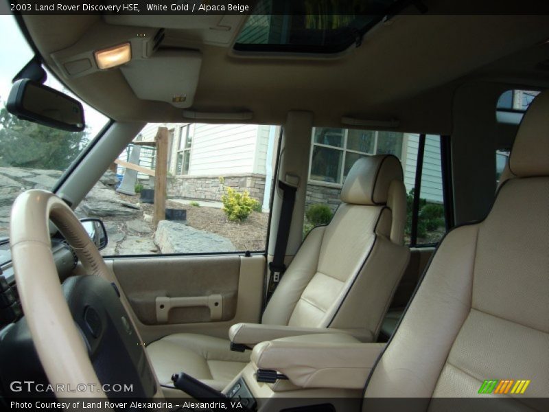 White Gold / Alpaca Beige 2003 Land Rover Discovery HSE