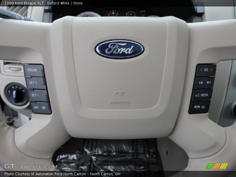 Oxford White / Stone 2009 Ford Escape XLT