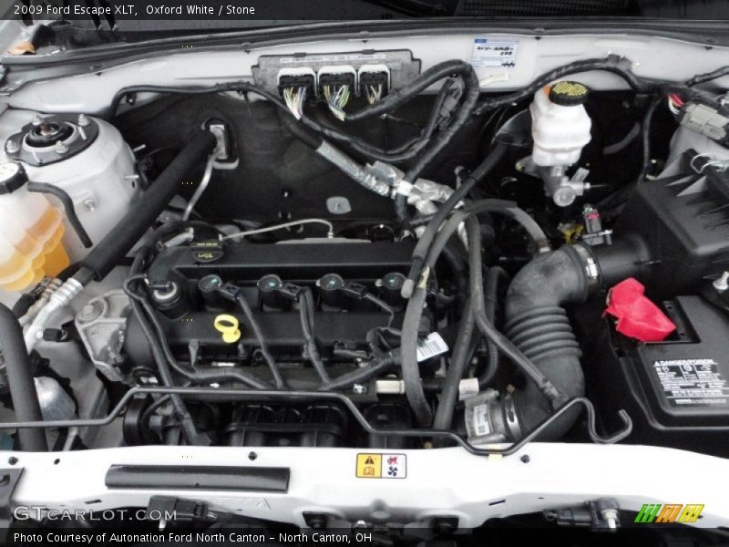 Oxford White / Stone 2009 Ford Escape XLT