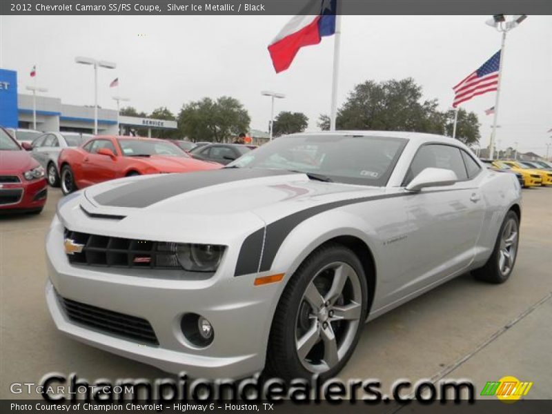 Silver Ice Metallic / Black 2012 Chevrolet Camaro SS/RS Coupe