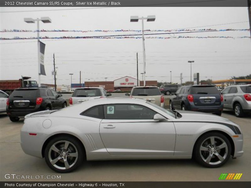 Silver Ice Metallic / Black 2012 Chevrolet Camaro SS/RS Coupe