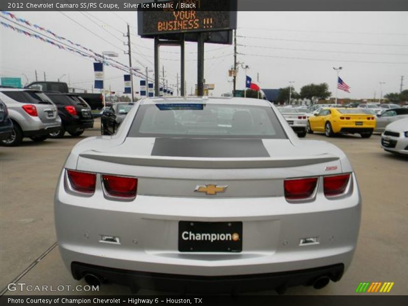 Silver Ice Metallic / Black 2012 Chevrolet Camaro SS/RS Coupe