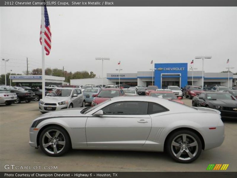 Silver Ice Metallic / Black 2012 Chevrolet Camaro SS/RS Coupe