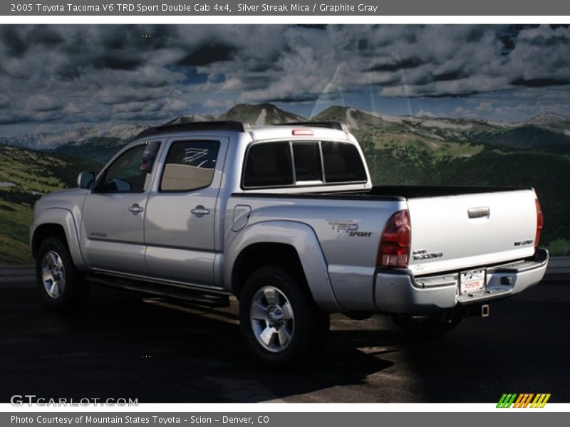 Silver Streak Mica / Graphite Gray 2005 Toyota Tacoma V6 TRD Sport Double Cab 4x4