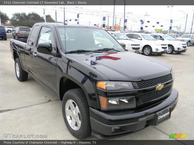 Black / Ebony 2012 Chevrolet Colorado LT Extended Cab