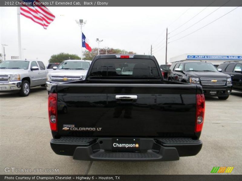 Black / Ebony 2012 Chevrolet Colorado LT Extended Cab