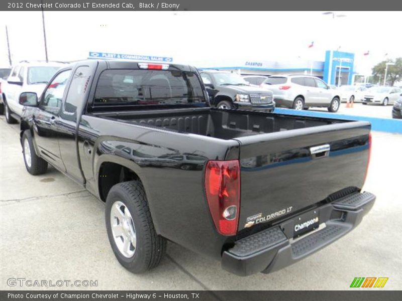 Black / Ebony 2012 Chevrolet Colorado LT Extended Cab