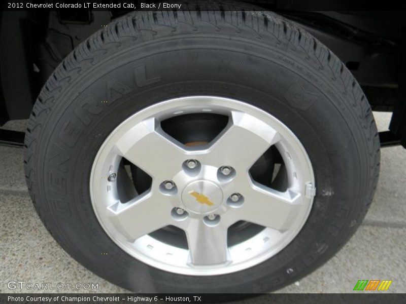 Black / Ebony 2012 Chevrolet Colorado LT Extended Cab