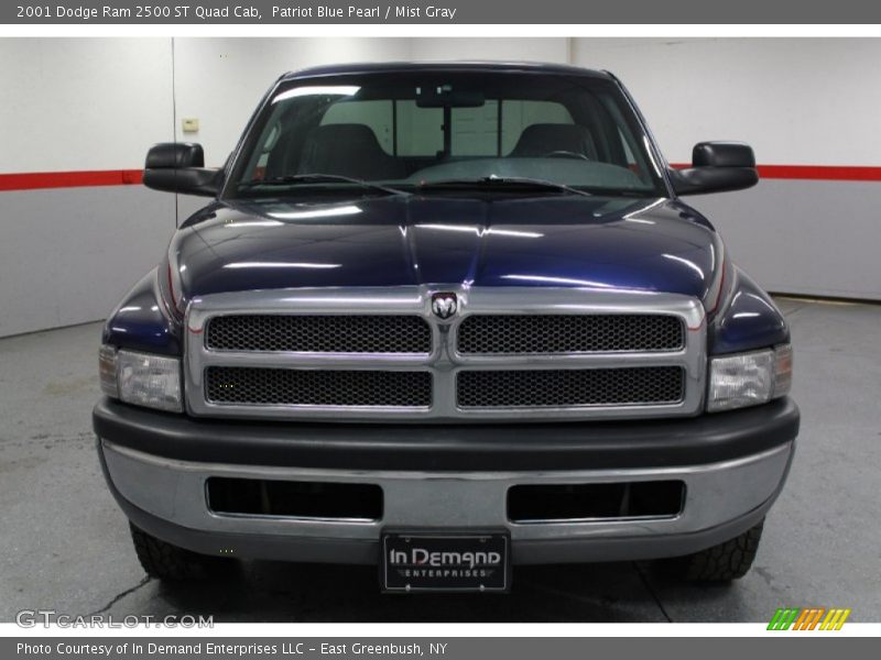 Patriot Blue Pearl / Mist Gray 2001 Dodge Ram 2500 ST Quad Cab