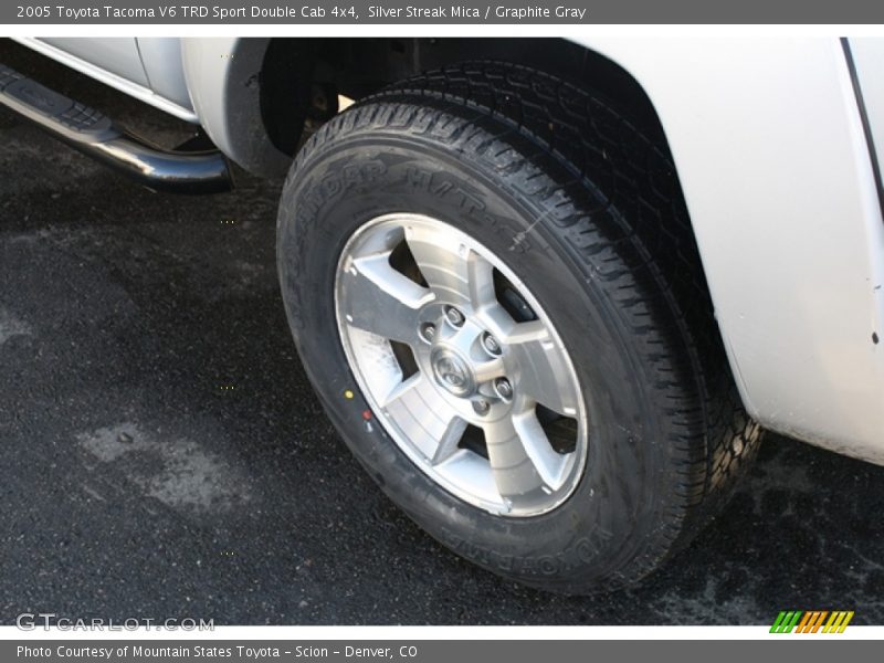 Silver Streak Mica / Graphite Gray 2005 Toyota Tacoma V6 TRD Sport Double Cab 4x4