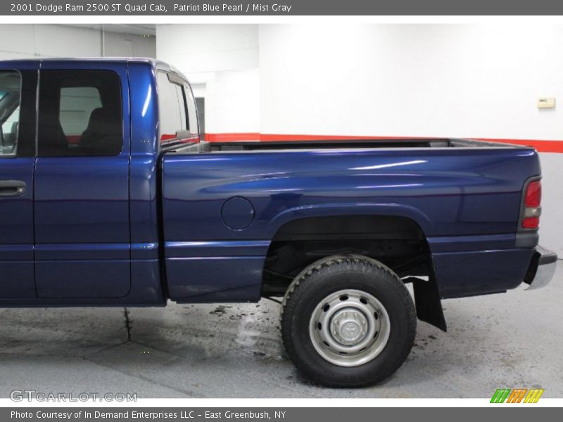 Patriot Blue Pearl / Mist Gray 2001 Dodge Ram 2500 ST Quad Cab