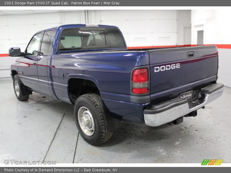 Patriot Blue Pearl / Mist Gray 2001 Dodge Ram 2500 ST Quad Cab