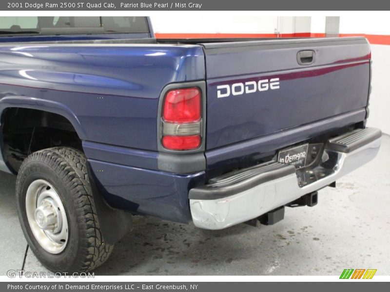 Patriot Blue Pearl / Mist Gray 2001 Dodge Ram 2500 ST Quad Cab