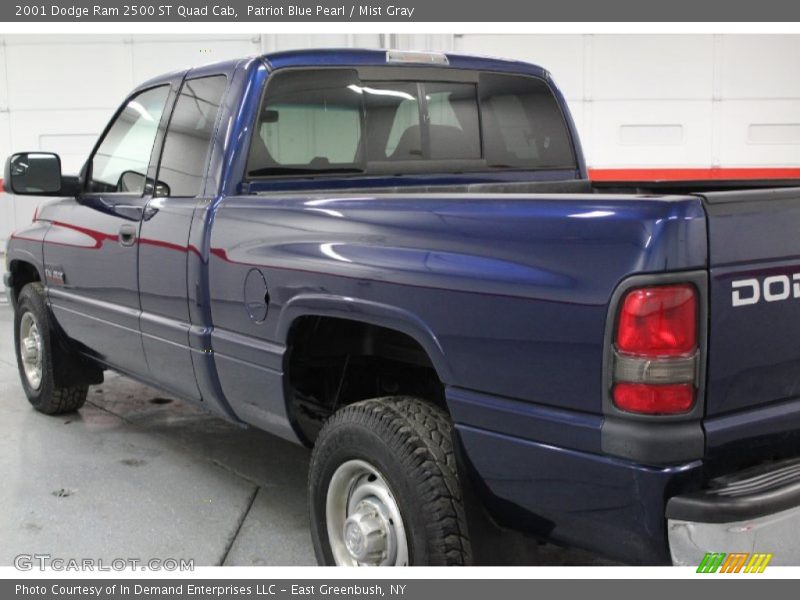 Patriot Blue Pearl / Mist Gray 2001 Dodge Ram 2500 ST Quad Cab