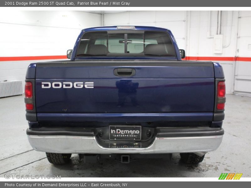Patriot Blue Pearl / Mist Gray 2001 Dodge Ram 2500 ST Quad Cab