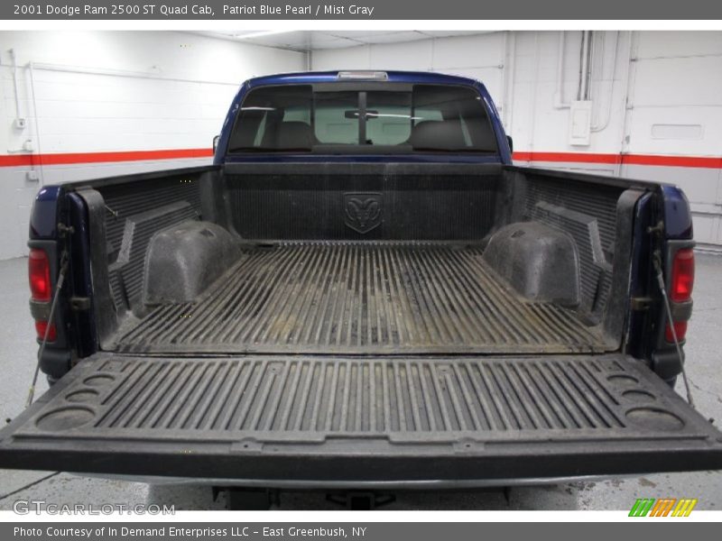 Patriot Blue Pearl / Mist Gray 2001 Dodge Ram 2500 ST Quad Cab